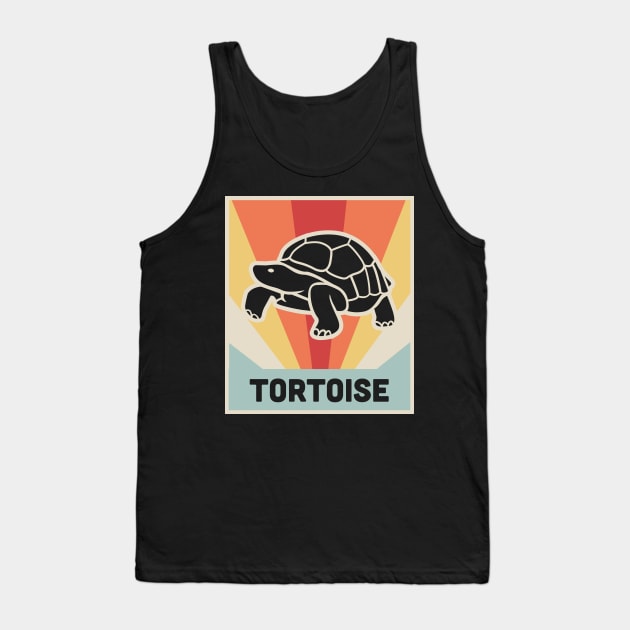 TORTOISE - Vintage 70s Style Poster Tank Top by MeatMan